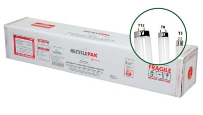 BulbCycle 4ft Fluorescent Lamp Recycling Box MEDIUM 043ch RecyclePak