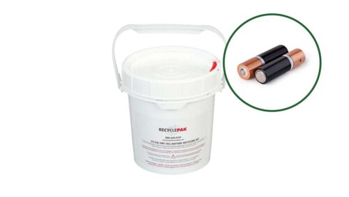 BulbCycle recycling kits .5 gallon dry cell battery recycling kit 093ch