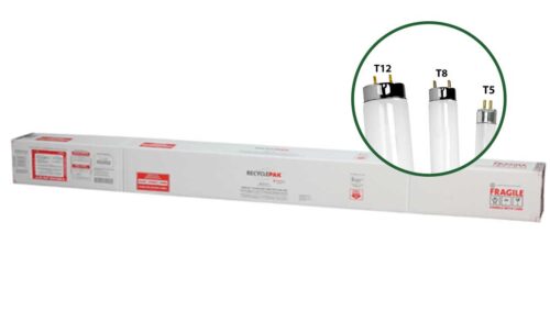 BulbCycle 8ft Fluorescent Lamp Recycling Box LARGE 190ch RecyclePak