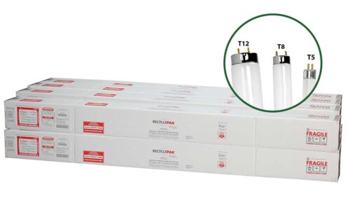 Bulbcycle 8ft Fluorescent Lamp Recycling Box LARGE 8-PACK, product 190cs RecyclePak