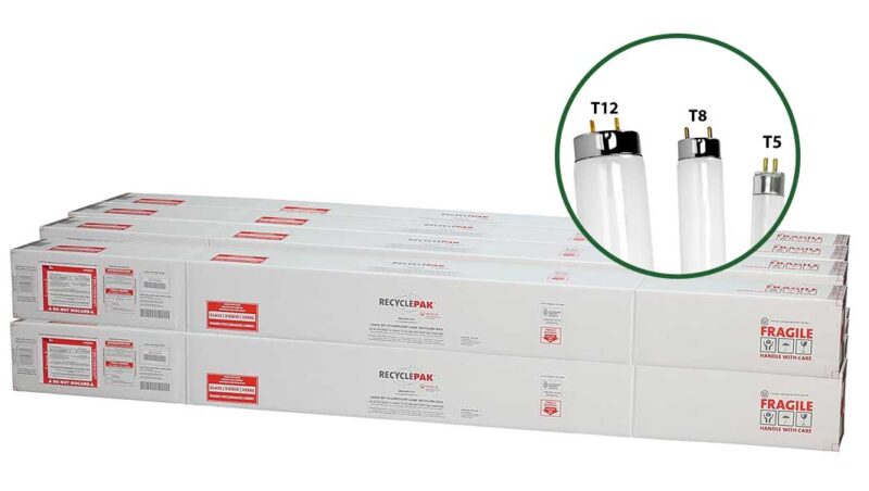 Bulbcycle 8ft Fluorescent Lamp Recycling Box LARGE 8-PACK, product 190cs RecyclePak
