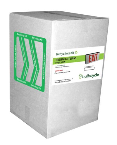 01-TS-single-exitsign Tritium Exit Sign Recycling Kit (Single Sided Signs)