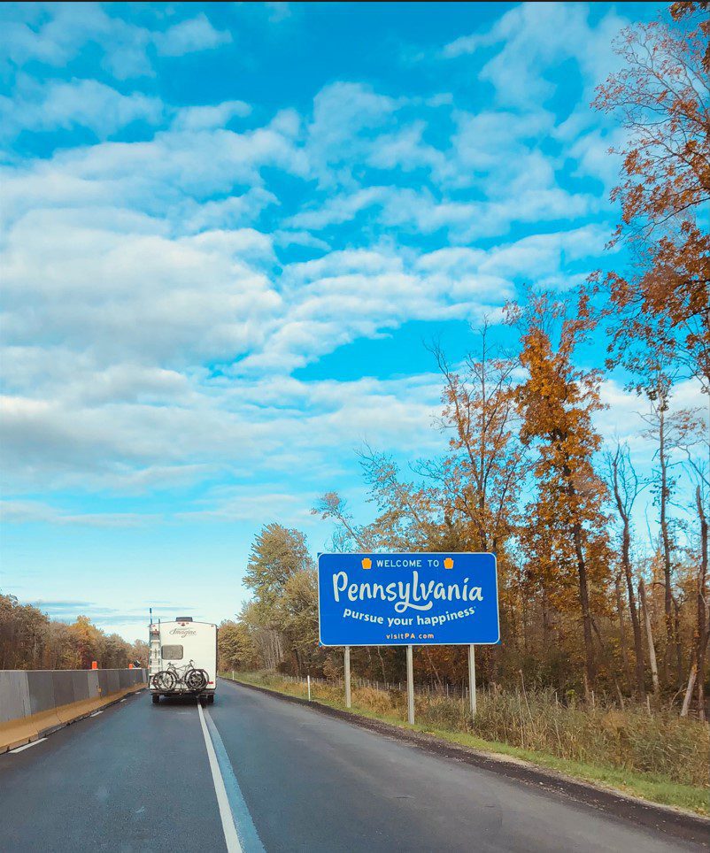 a road in the state of Pennsylvania