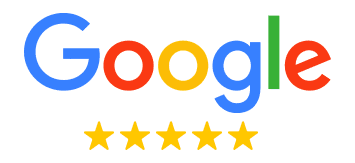 google logo with 5 stars