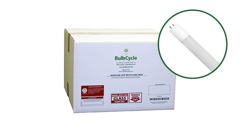 BulbCycle LED LAMP RECYCLING BOX MEDIUM recycle LED lamps bulbs recycling kit